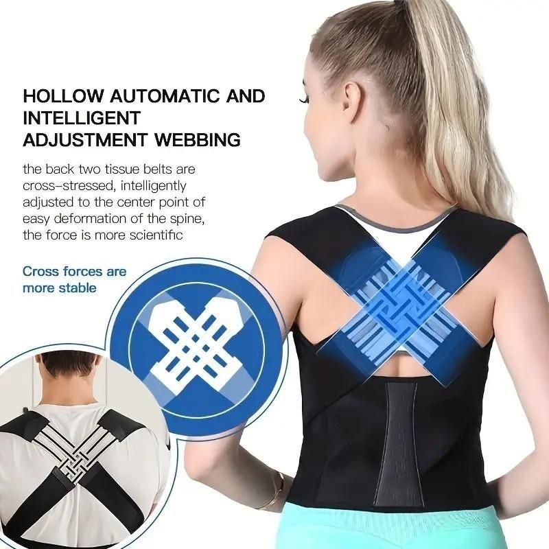 Adjustable Back Posture Corrector/ Slouching Relieve Pain Belt Women & Men. 40%OFF